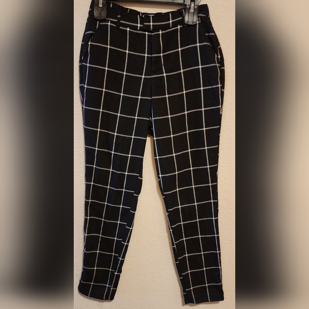 Hot Topic plaid boot cut pants